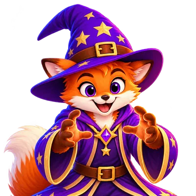 The WebMage fox, welcoming